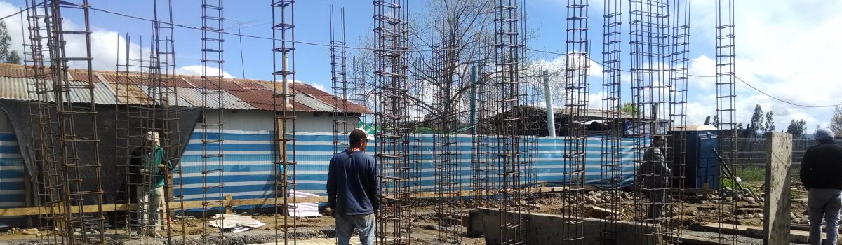 VISITA DE ALCALDE A CONSTRUCCION JARDIN INFANTIL DE NILAHUE CORNEJO