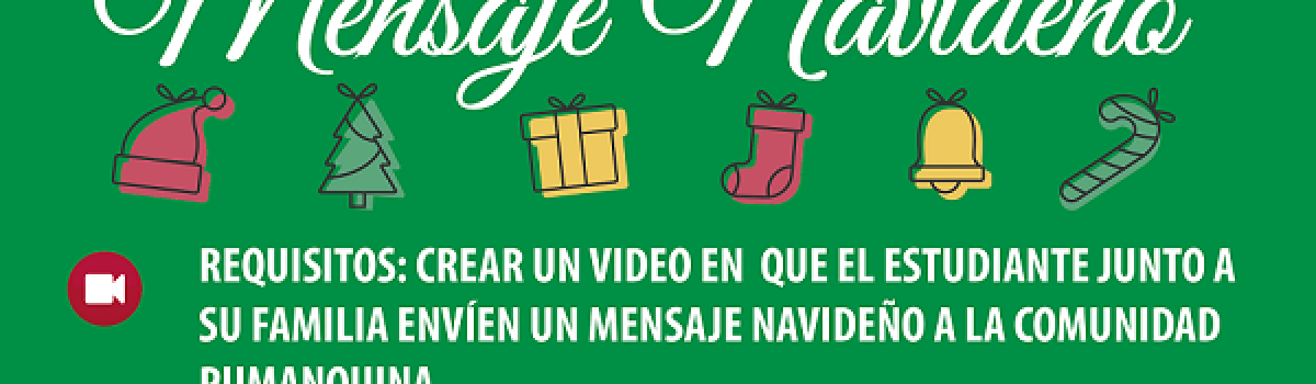 BASES CONCURSO MENSAJE NAVIDEÑO