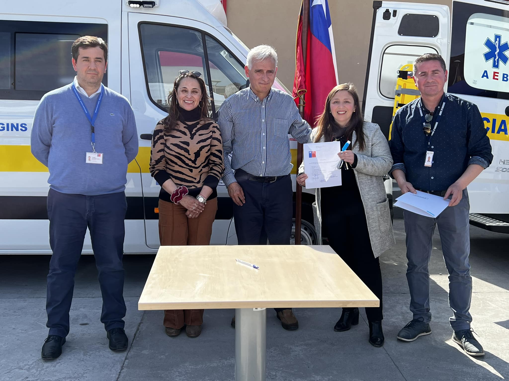 Gobierno Regional entrega nueva ambulancia a Pumanque
