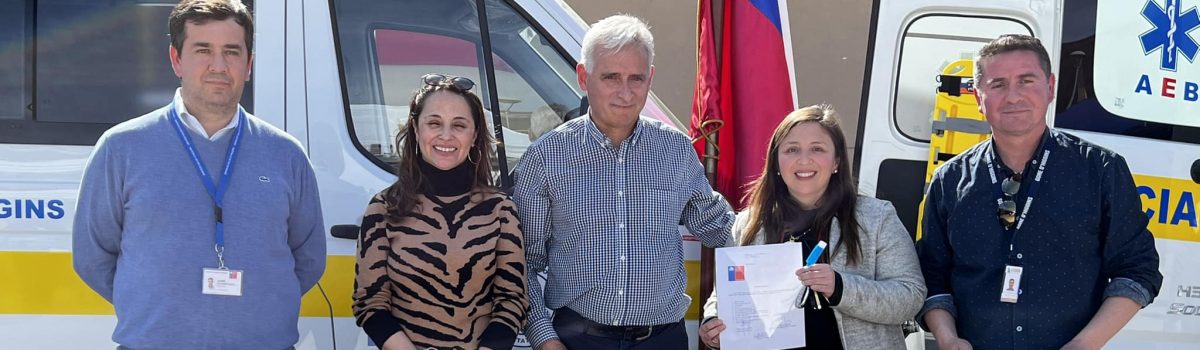 Gobierno Regional entrega nueva ambulancia a Pumanque