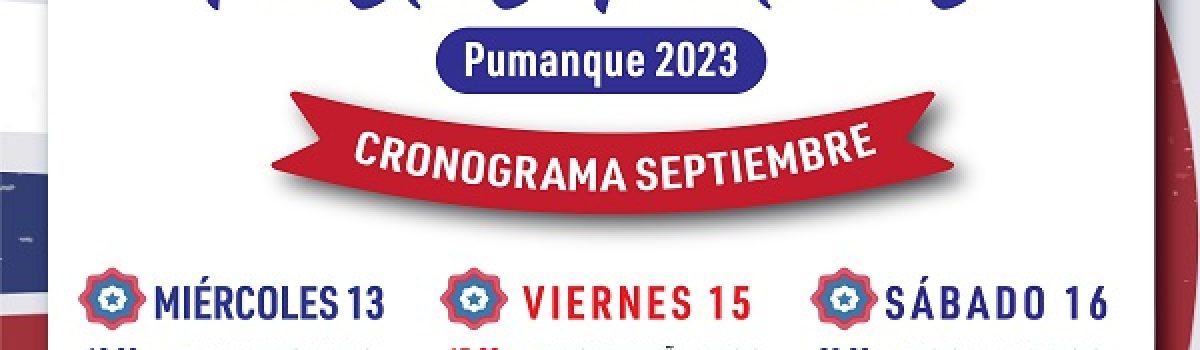 Municipio da a conocer actividades de Fiestas Patrias Pumanque 2023 