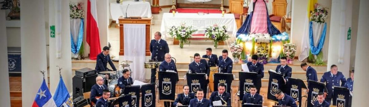 Exitosa Presentación de la Big Band de la Fuerza Aérea de Chile en la comuna